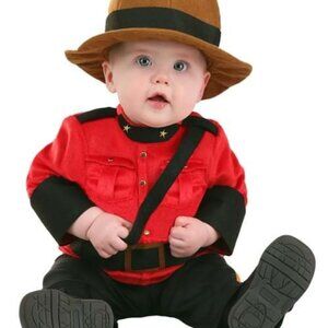 Infant Canadian Mountie RCMP Costume